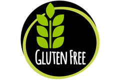 STICKERS 'GLUTENVRIJ' 28mm 500st/rol